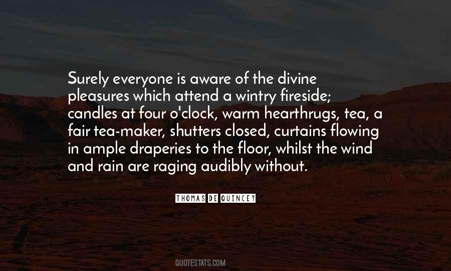Tea In Winter Quotes #1852761