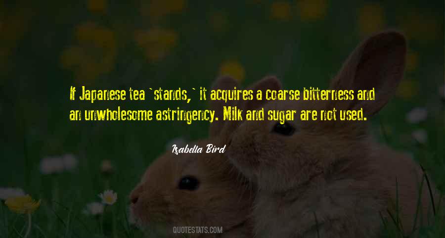 Tea With Milk Quotes #420607