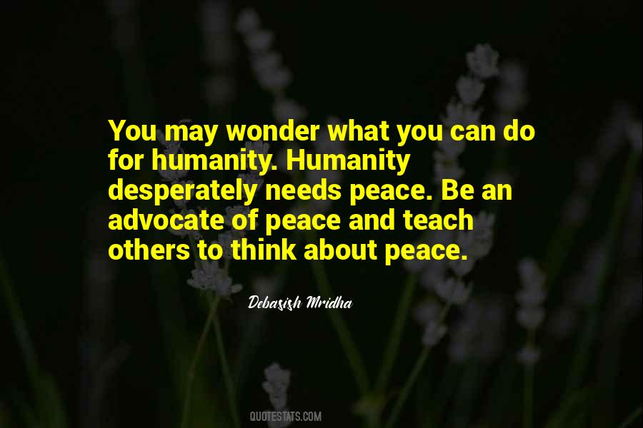 Teach Peace Quotes #459977