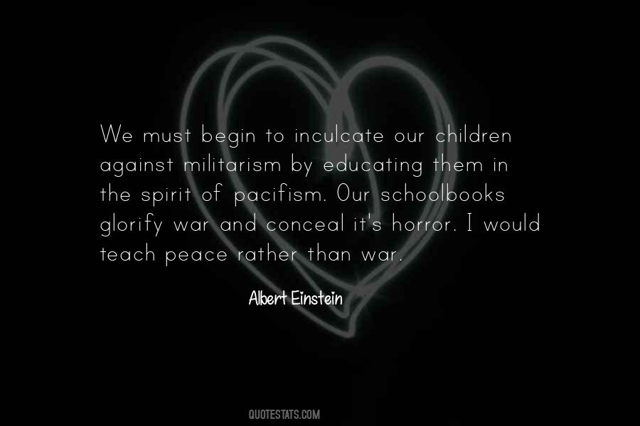 Teach Peace Quotes #938358