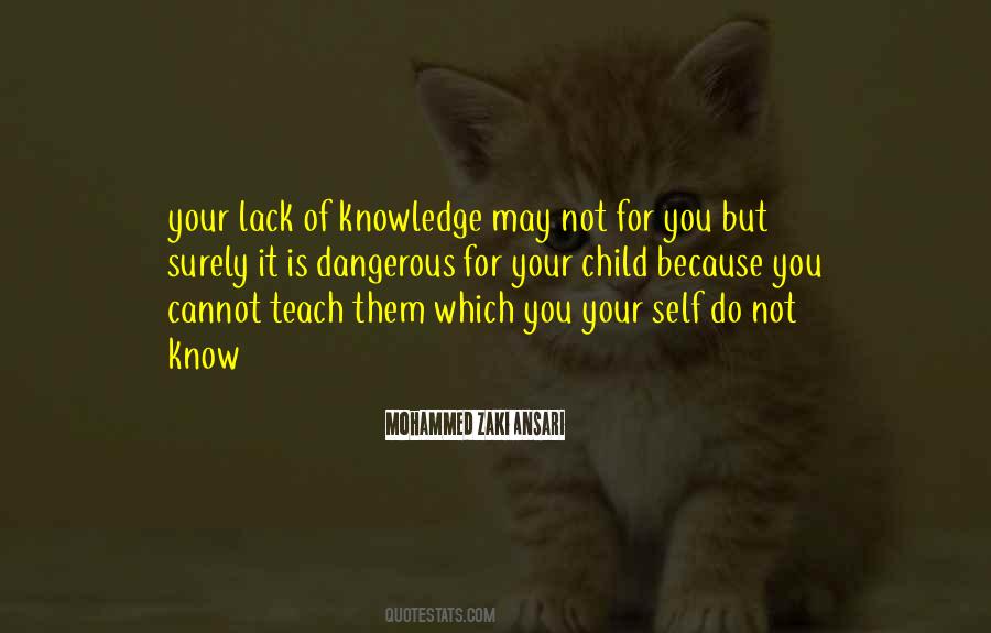 Teach Your Child Quotes #1873813