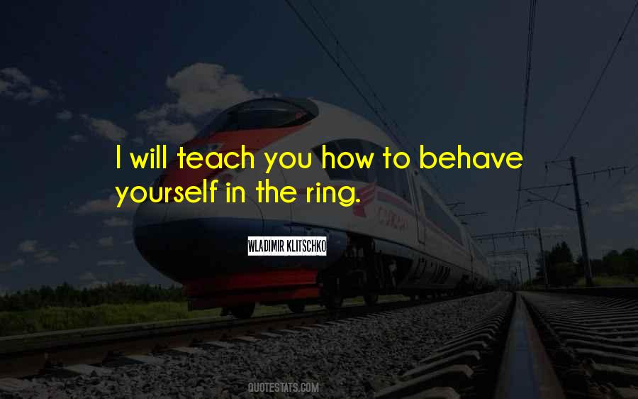 Teach Yourself Quotes #721013