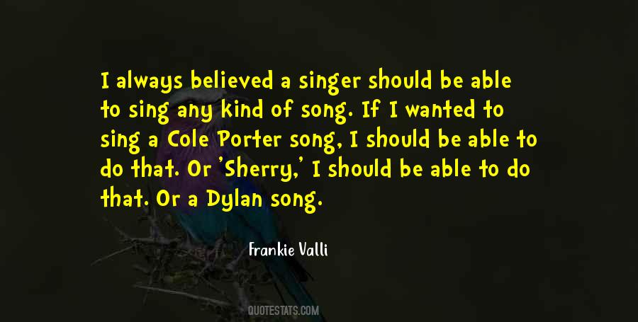 Quotes About Frankie Valli #215284