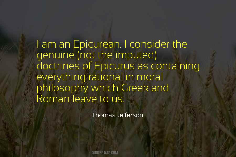 Quotes About Epicurus #1393744