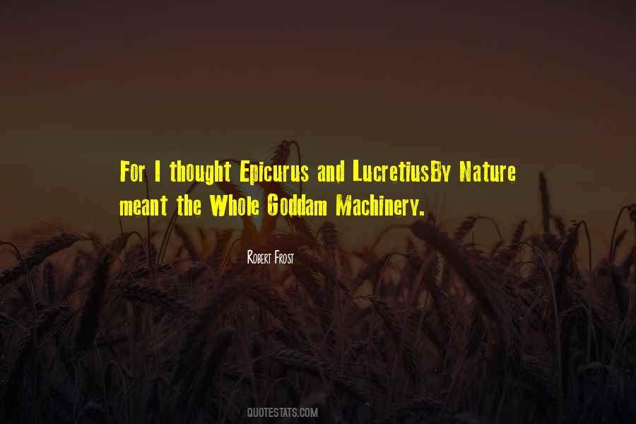 Quotes About Epicurus #516862