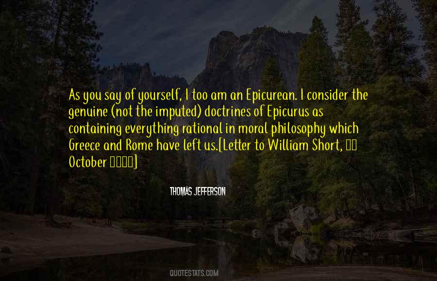 Quotes About Epicurus #919726