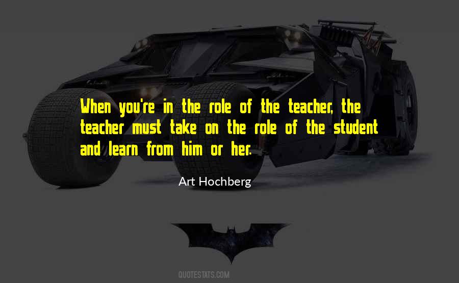 Teacher's Role Quotes #1172771