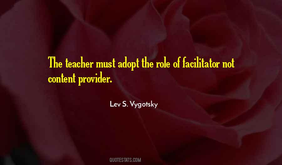 Teacher's Role Quotes #1212625