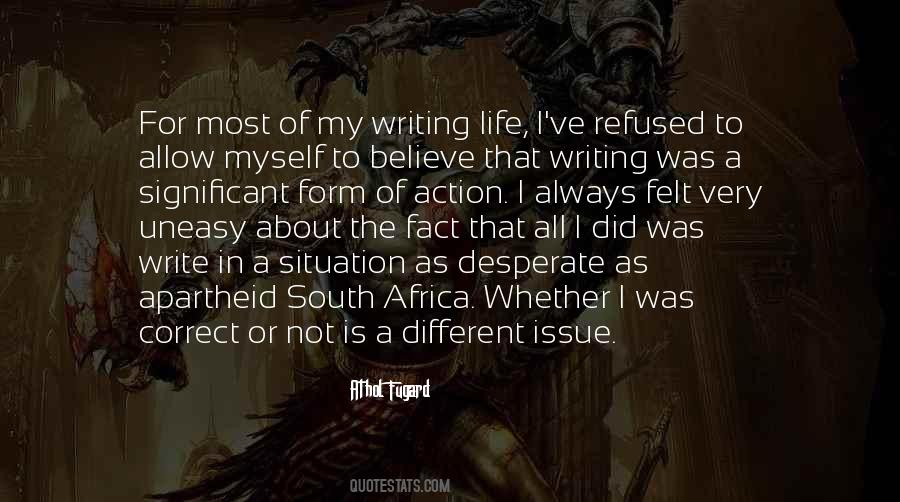 Quotes About Apartheid In South Africa #1053667