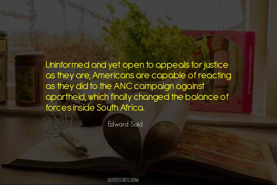 Quotes About Apartheid In South Africa #734146