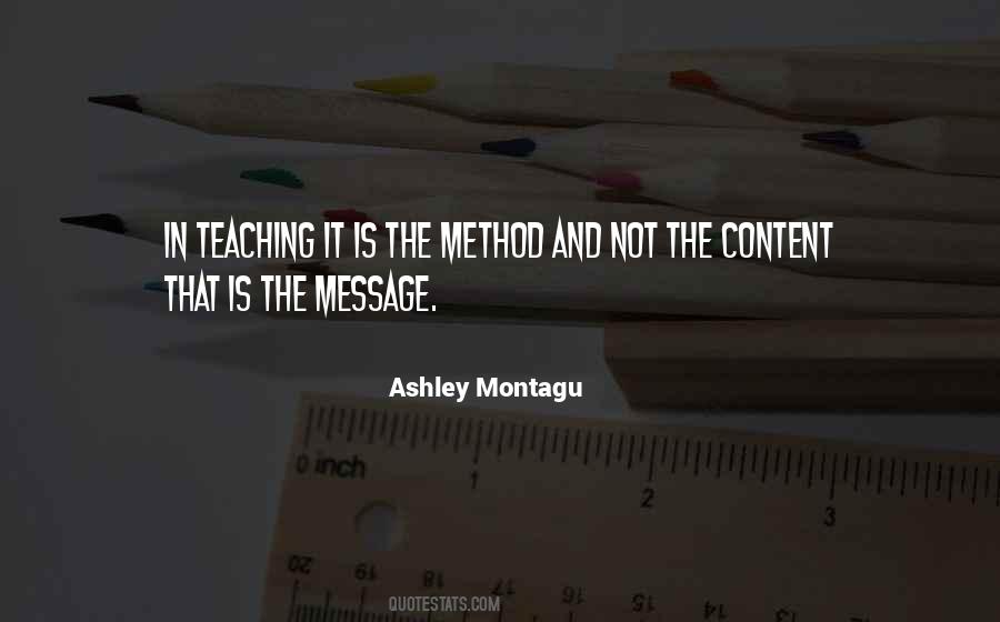 Teaching Method Quotes #1680666