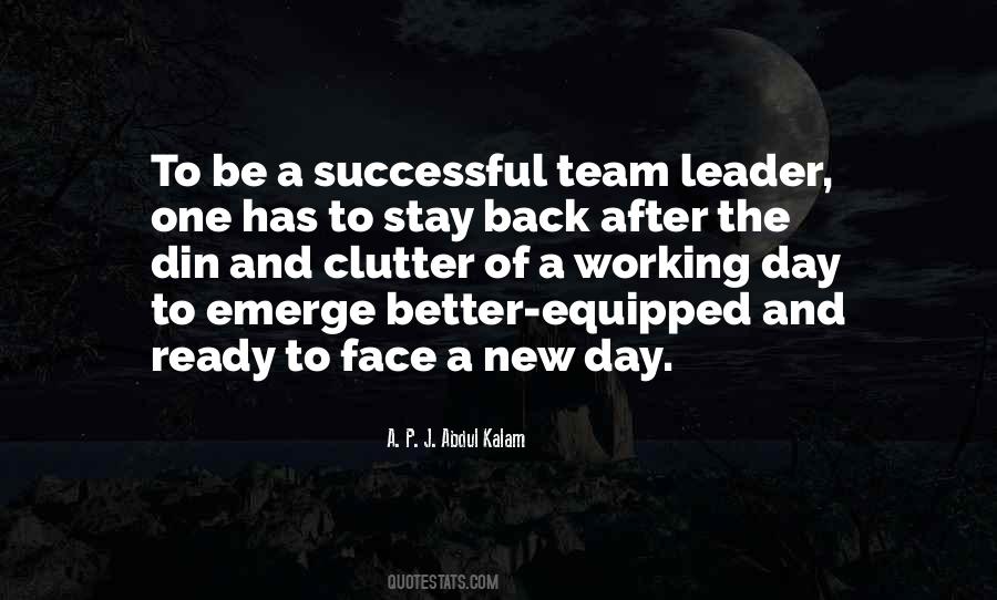 Team And Leader Quotes #1039891