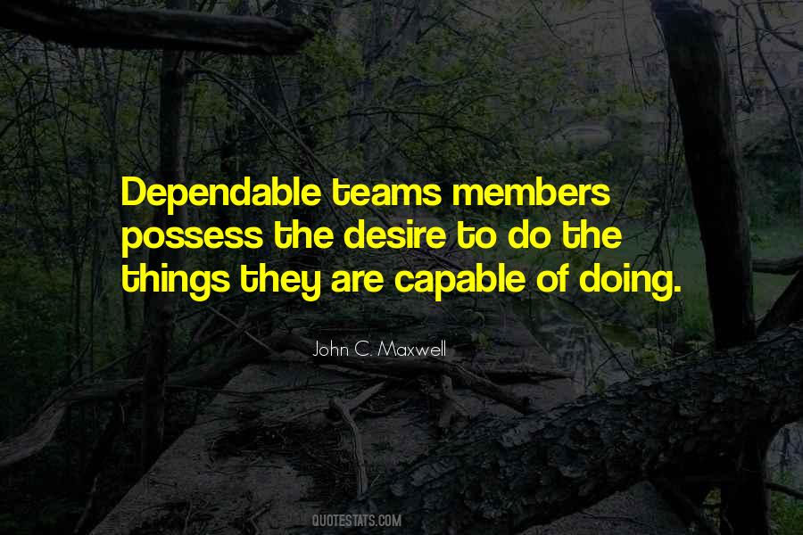 Team Members Quotes #436650