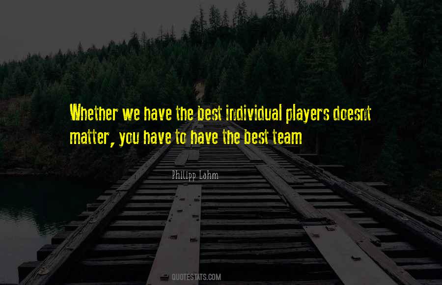 Team Player Quotes #308886