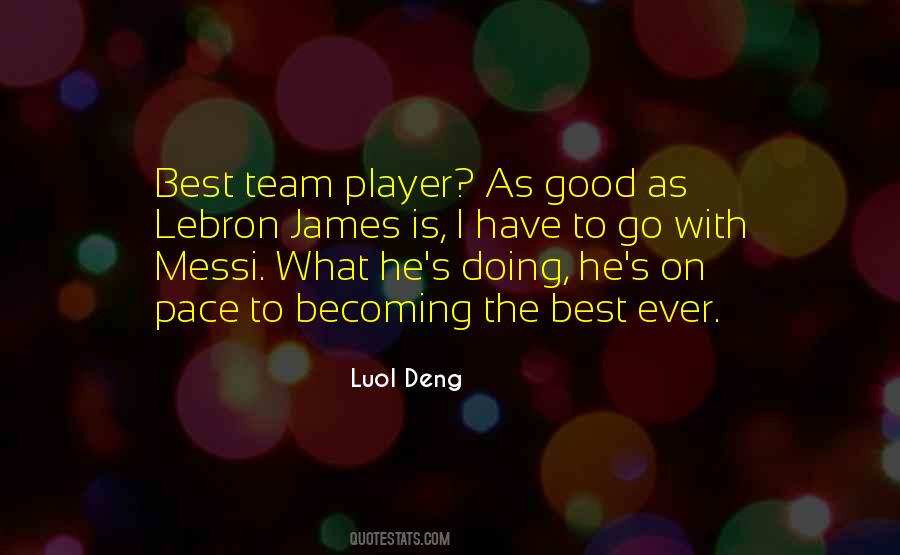 Team Player Quotes #64316