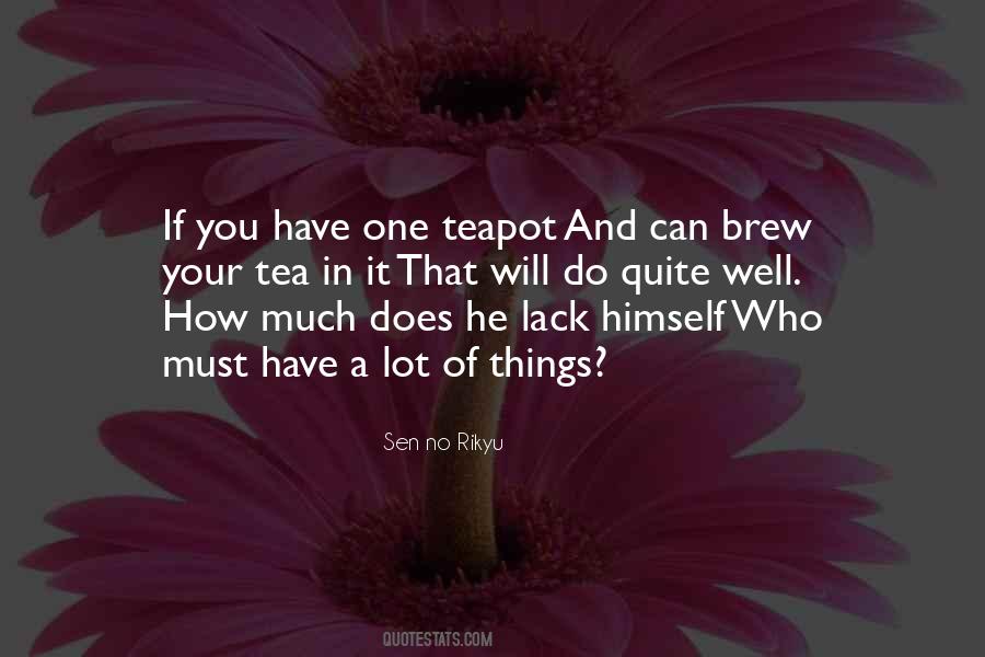 Teapot Quotes #1088428