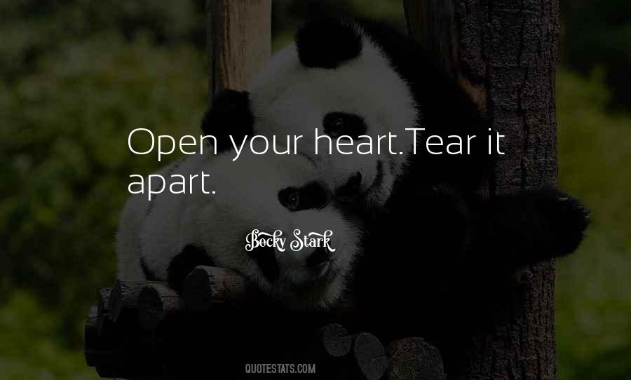 Tear Apart Quotes #1035503