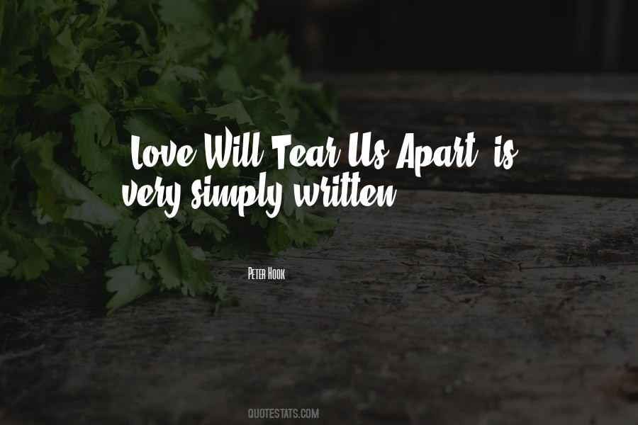 Tear Apart Quotes #1407503