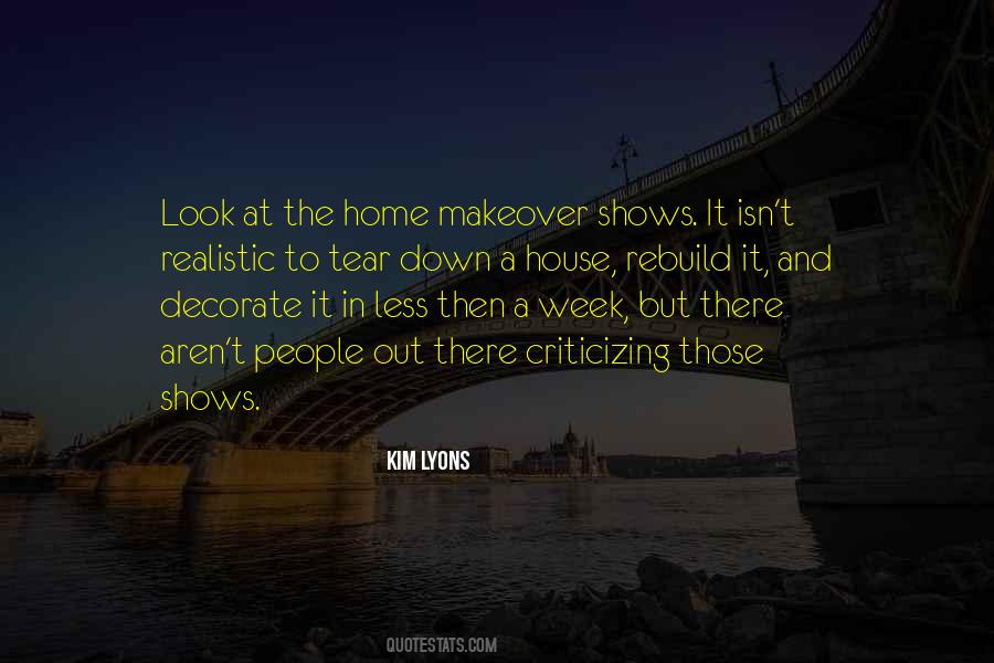 Tear Down Quotes #329791