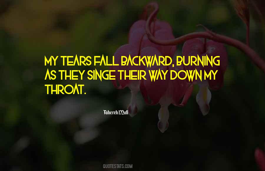 Tears Fall Down Quotes #159741