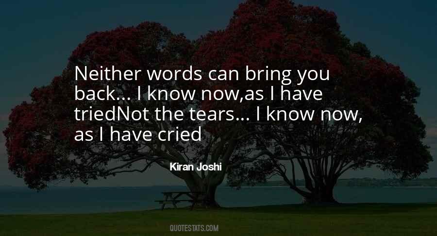 Tears I've Cried Quotes #1823592