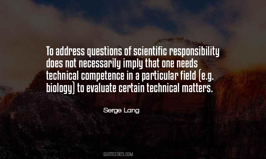 Technical Competence Quotes #206900