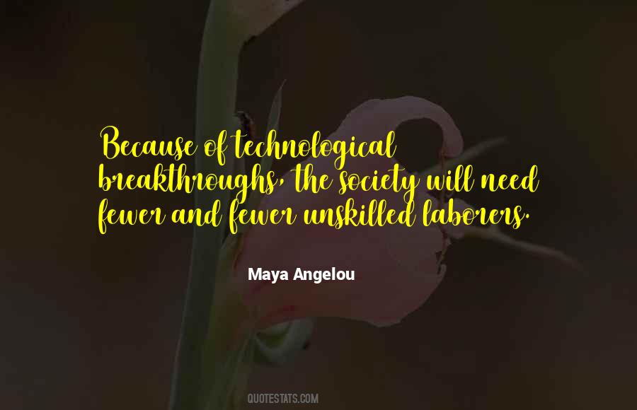 Technological Breakthrough Quotes #54941