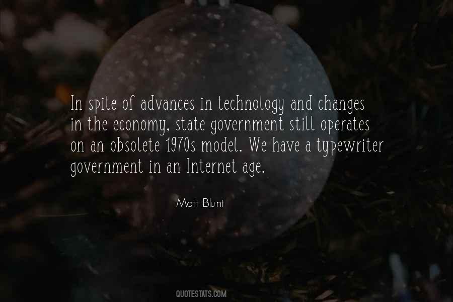 Technology Advances Quotes #1060078
