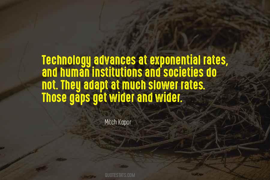 Technology Advances Quotes #486075