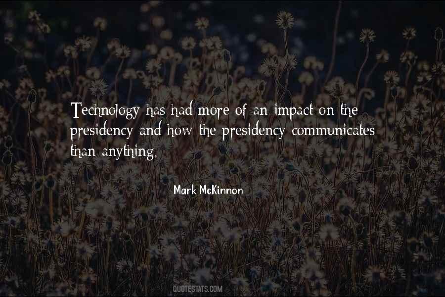 Technology Impact Quotes #1361113