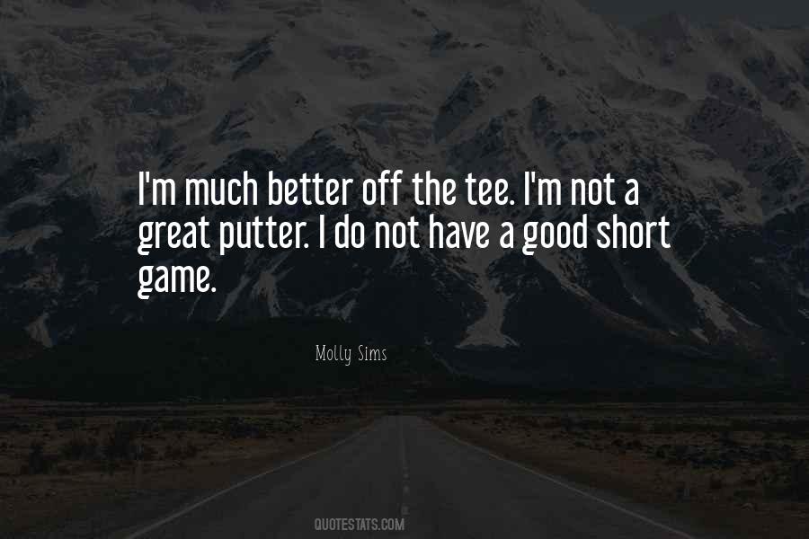 Tee Off Quotes #311287