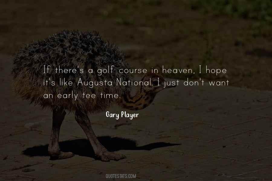 Tee Time Quotes #1385511