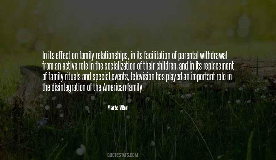 Television And Family Quotes #557905