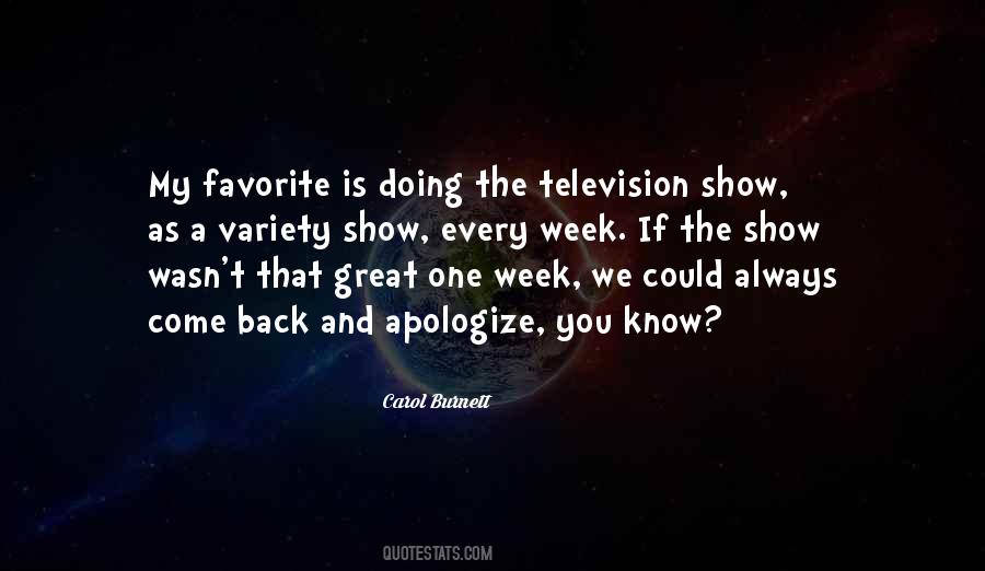 Television Show Quotes #1831256