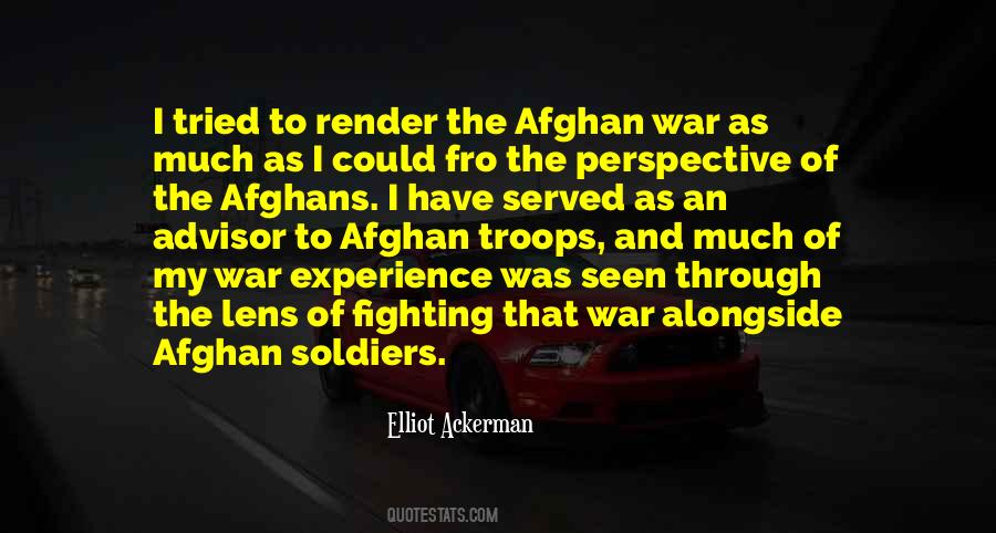 Quotes About Afghan War #1681035