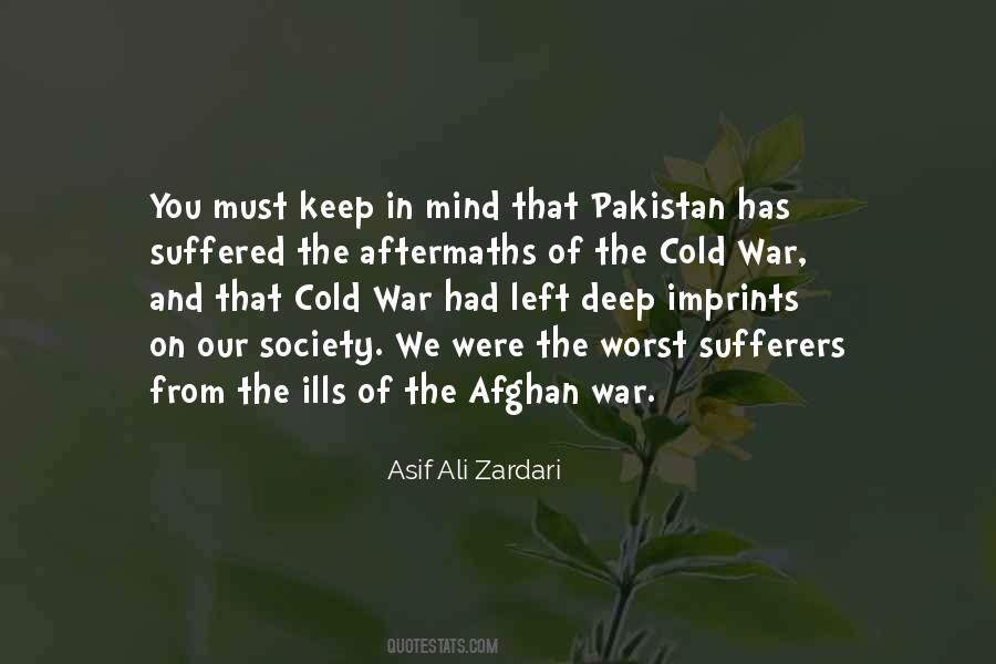 Quotes About Afghan War #496416