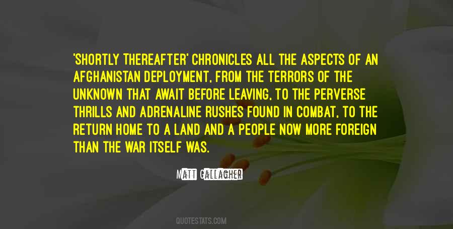 Quotes About Afghanistan War #523294