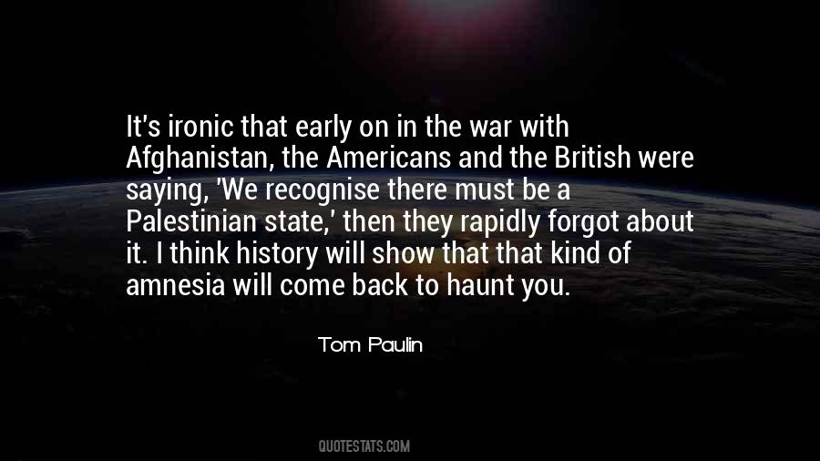 Quotes About Afghanistan War #855133
