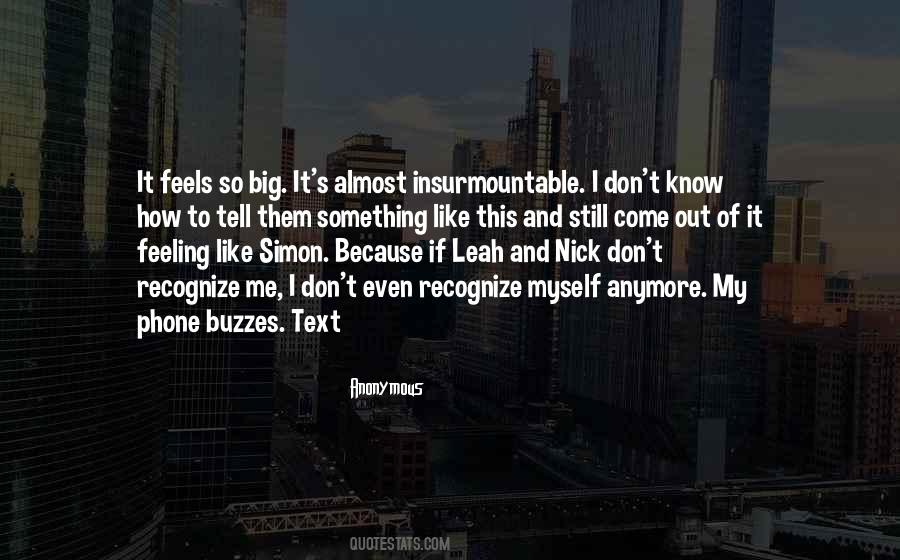 Tell Me Something I Don Know Quotes #1008548