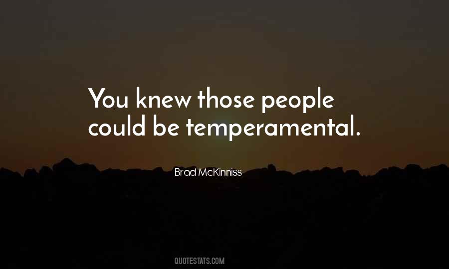 Temperamental Quotes #1133583