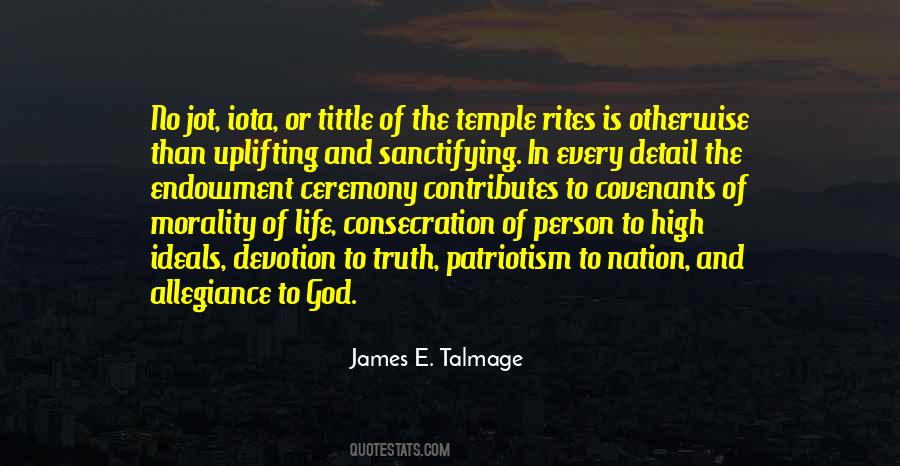 Temple Endowment Quotes #1263942