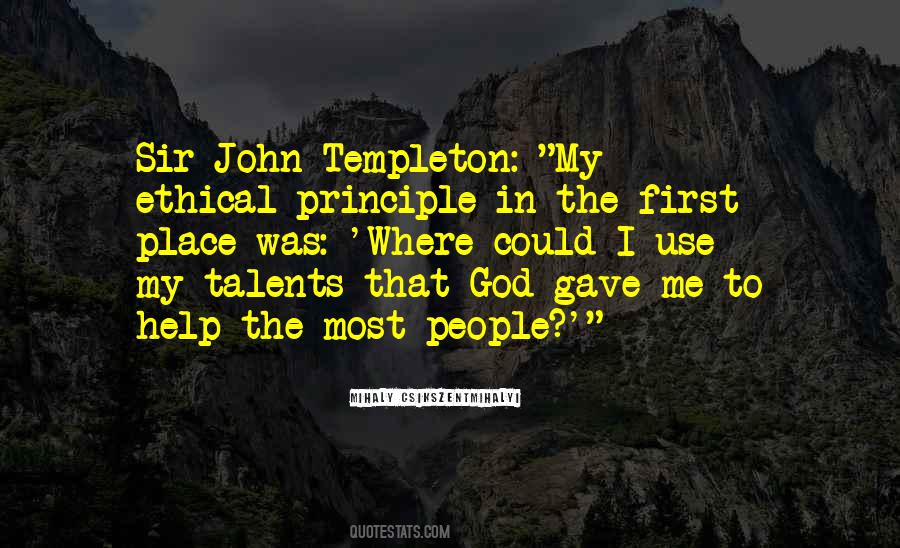 Templeton Quotes #1262134