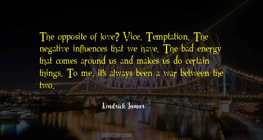 Temptation Of Love Quotes #210623