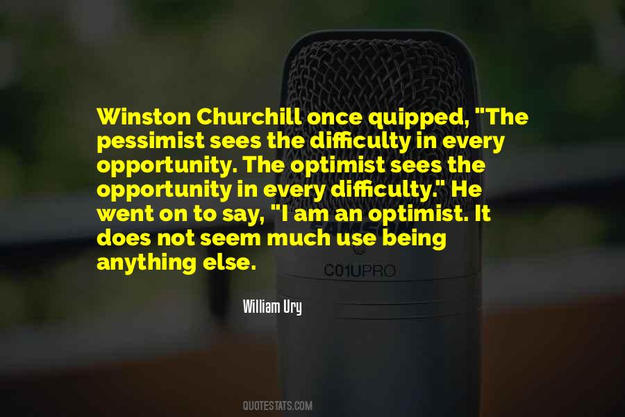 Quotes About Being An Optimist #831296