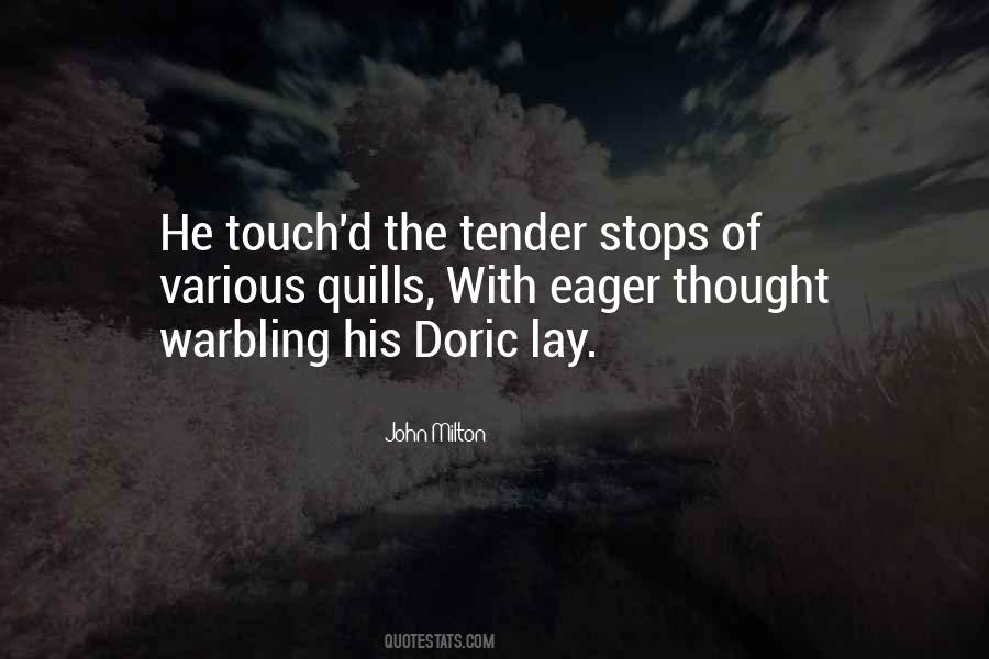Tender Touch Quotes #216663