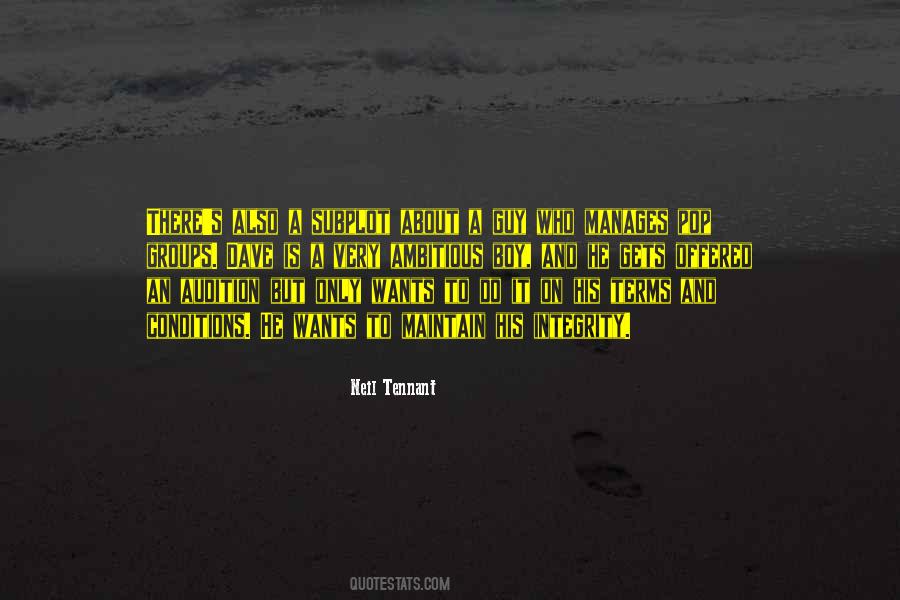 Tennant Quotes #28529