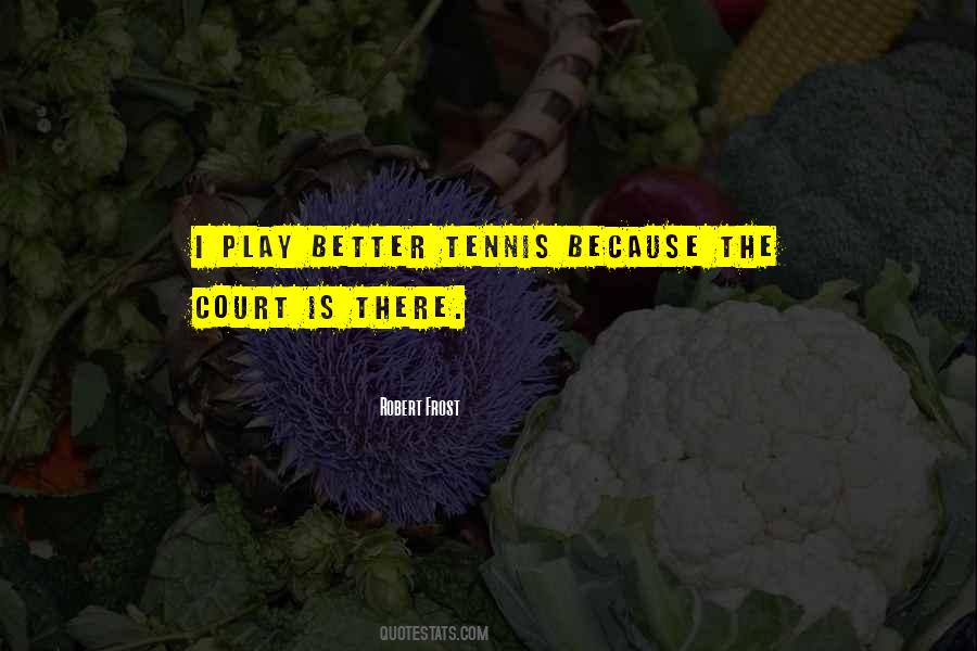 Tennis Court Quotes #239613