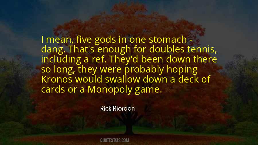 Tennis Doubles Quotes #407731
