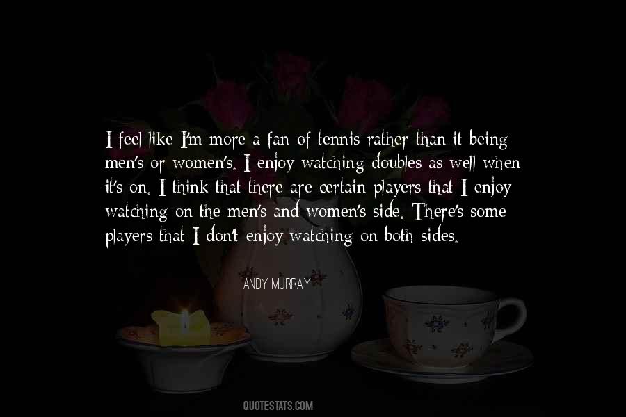 Tennis Doubles Quotes #658808