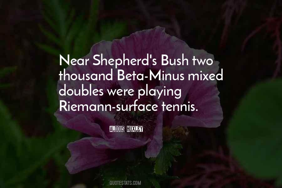 Tennis Doubles Quotes #857646